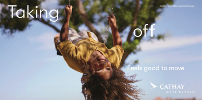 Premium travel master brand ‘Cathay’ launches globally, powered by  new campaign ‘Feels Good To Move’