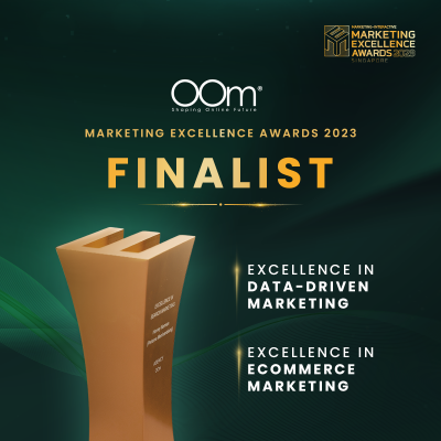 OOm Shortlisted as Finalists for Two Categories at the Marketing Excellence Awards 2023