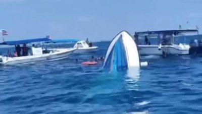 9旅客在仙本那丁巴丁巴岛翻船    1旅客溺水身亡