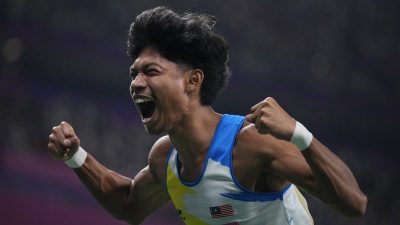 杭州亚运会 |  破大马41年奖牌荒 阿基姆勇夺百米铜牌