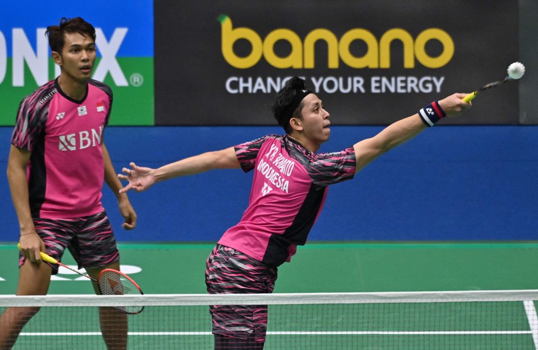 中国羽球超级1000赛| 首圈不敌丹麦男双世界亚军  印尼世界第一今年3度一轮游