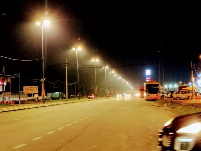 丹绒马林旺沙花园路段 街灯失灵获修复