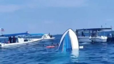 仙本那快艇翻沉 中游客死 另8外国游客获救
