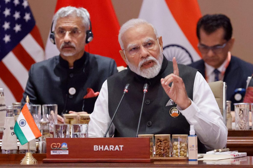 改国名强烈信号？G20峰会上印度莫迪桌签上国名是「BHARAT」