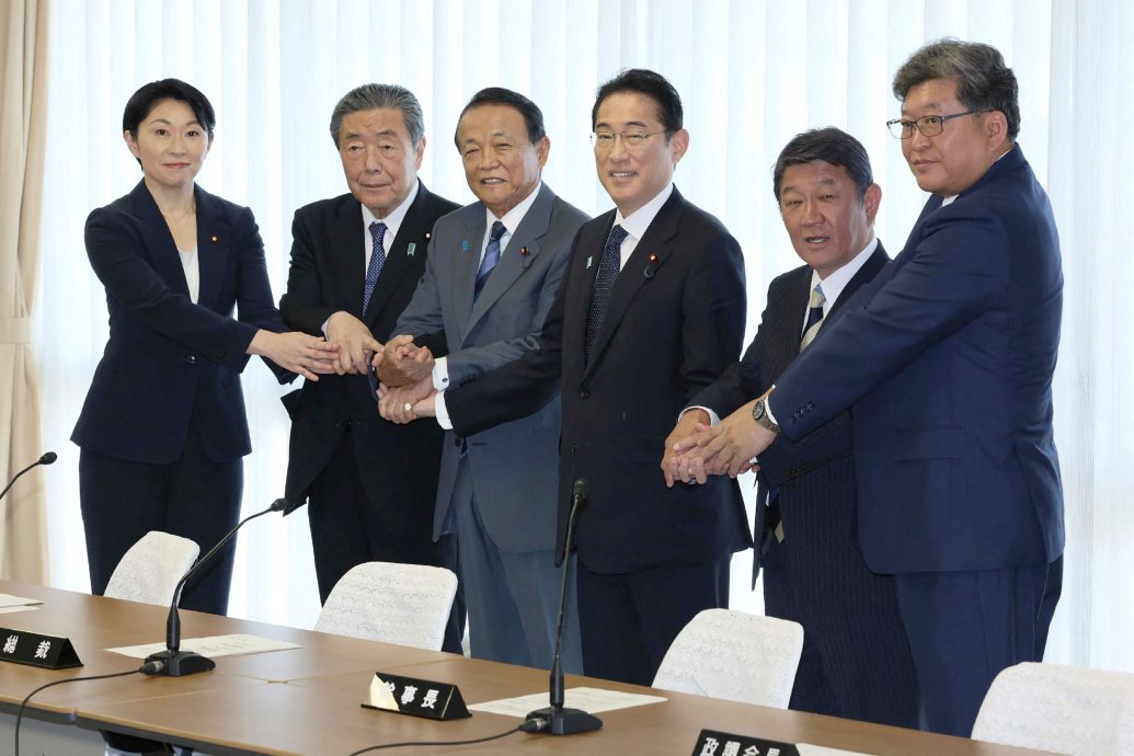 日本内阁改组JAPAN-POLITICS-LDP