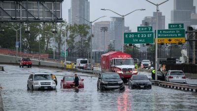 暴雨及洪水侵袭　纽约新泽西州进入紧急状态