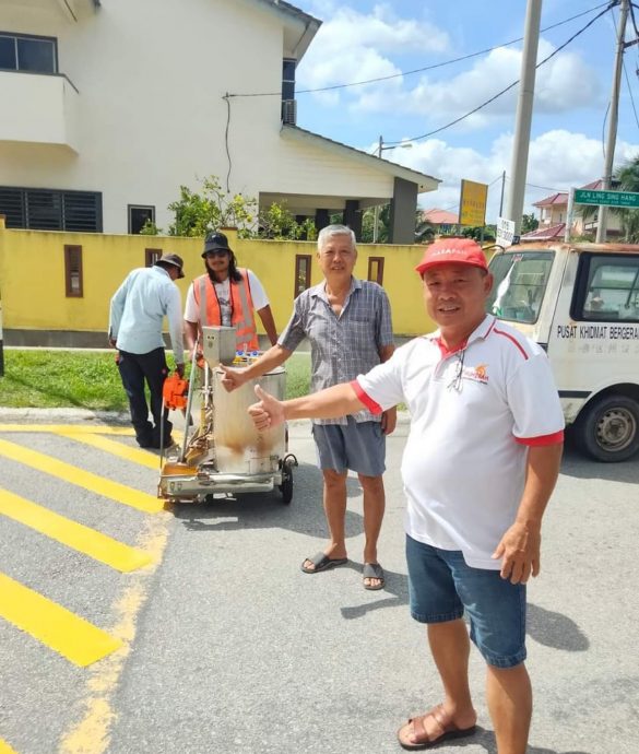 曼绒市议会拨款 重划爱大华区300道路黄白线