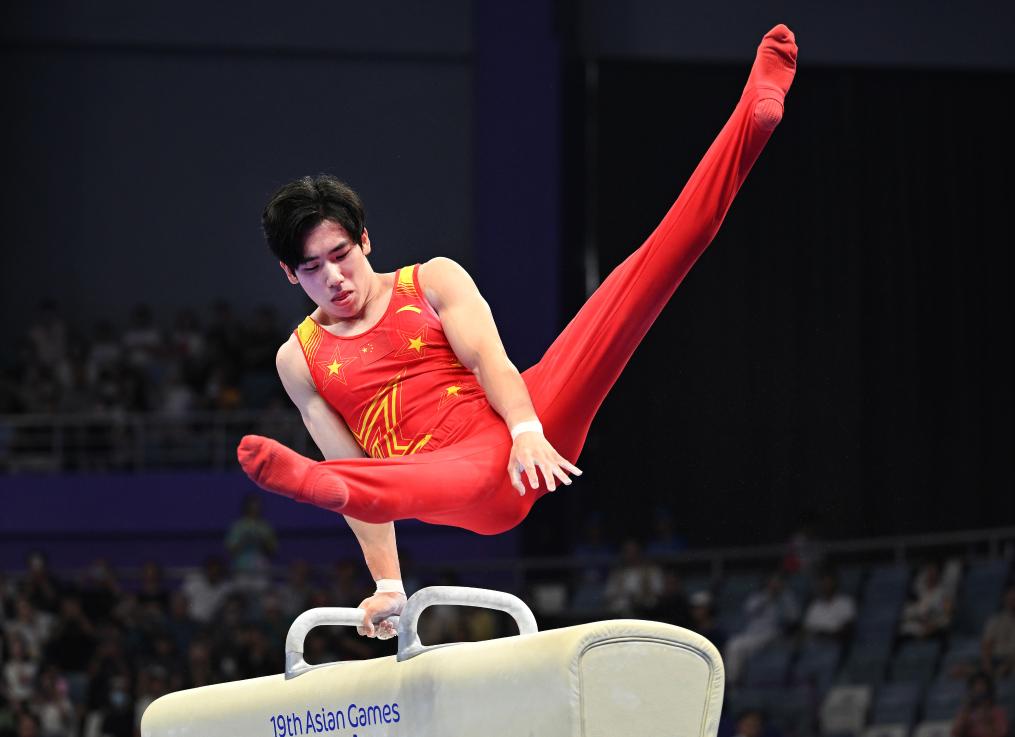 杭州亚运会|48岁“丘妈”与奖牌擦身而过  朝鲜安昌玉夺体操双金