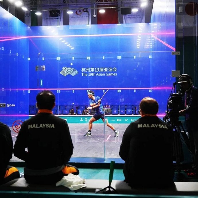 杭州亚运会壁球赛|大马男团卫冕失利  马女决战香港抢金牌