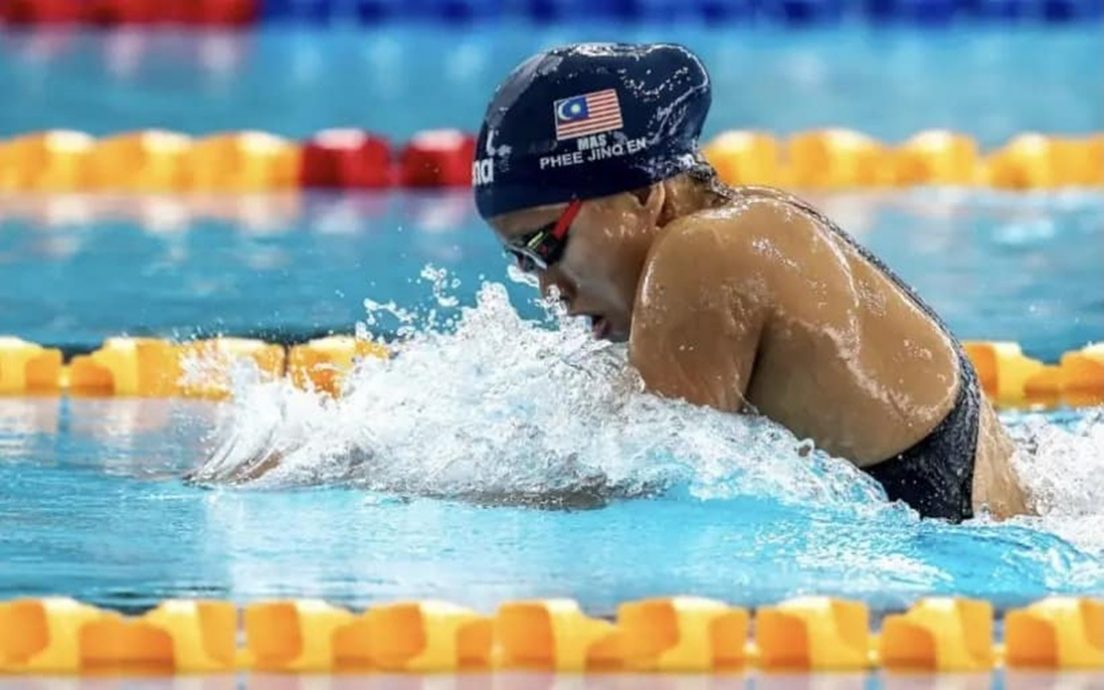 杭州亚运会|女百米蛙泳预赛全场第8  彭靖恩连续两届闯决赛