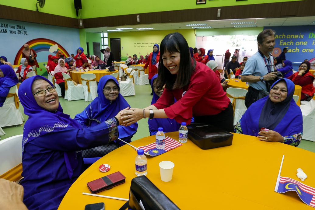 柔：张念群：希盟国阵妇女团队  助候选人争取女性选票