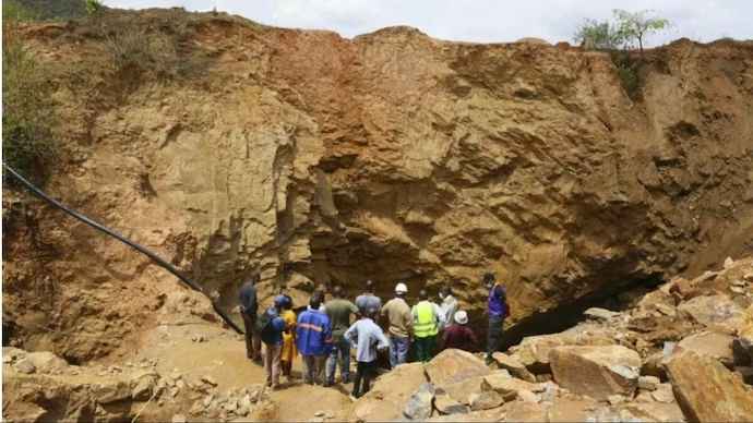 津巴布韦金矿坑坍塌“至少6人死”　尚有15人受困　