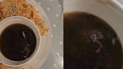 视频 | 男子吃汤面见“香菇”突然抽动 细看后崩溃要到厕所冷静半小时