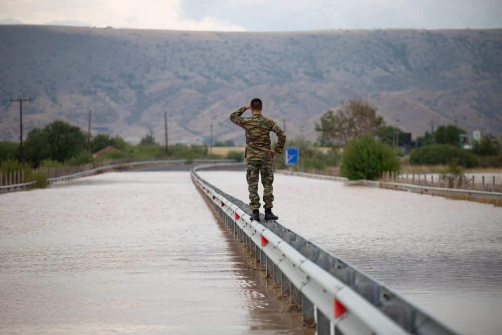 看世界／希腊中部地区暴雨和洪水已致6人死亡