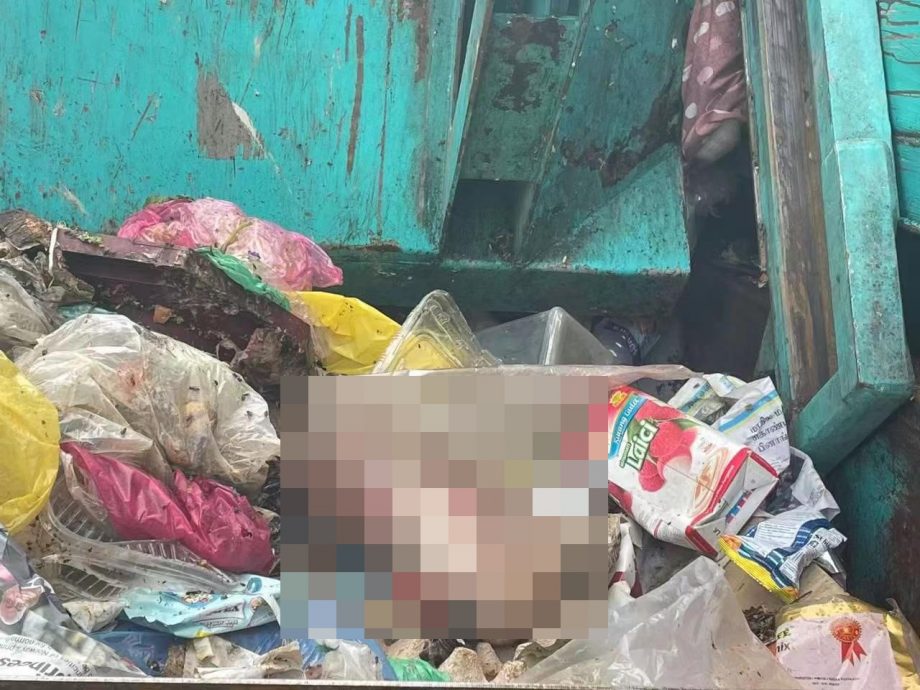 清洁工友在组屋垃圾房发现婴儿尸体