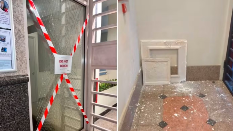 （已签发）柔：狮城二三事：炸弹引爆后回家 武吉知马公寓居民发现玻璃有裂缝