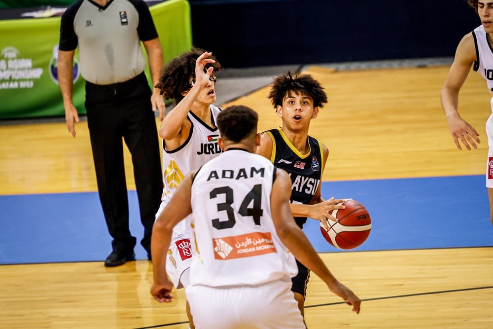 FIBA U16篮球亚锦赛| 6分惜败约旦  大马无缘8强