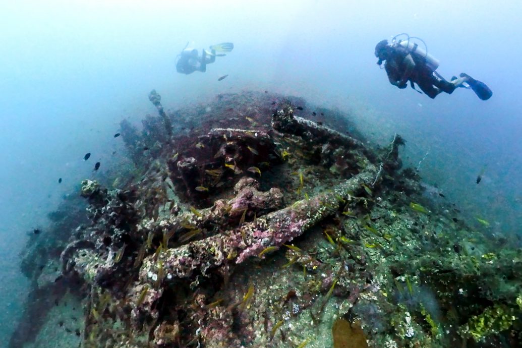 有意在棉花岛海域潜水窥探世界二战时沉没的日本军舰的潜水客需要向登州政府申请特别准证。