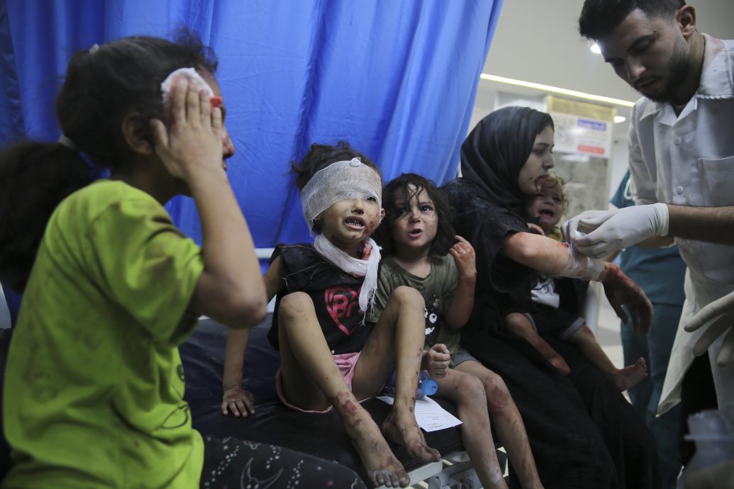  天下事主文∕  加沙醫院逼爆醫療物資短缺 聯合國警告：中東處於“深淵邊緣”   