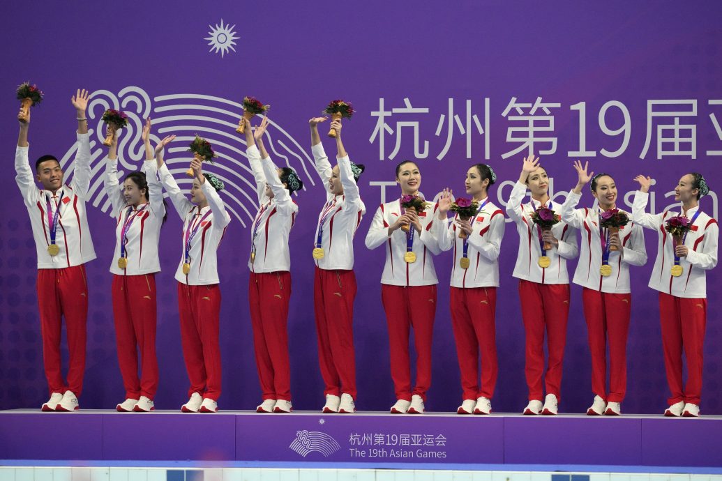 杭州亚运会|自由自选赛夺主队第201金  中国韵律泳队创5连霸