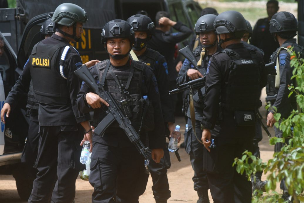 涉嫌策划袭击明年大选袭 印尼捕59武装分子