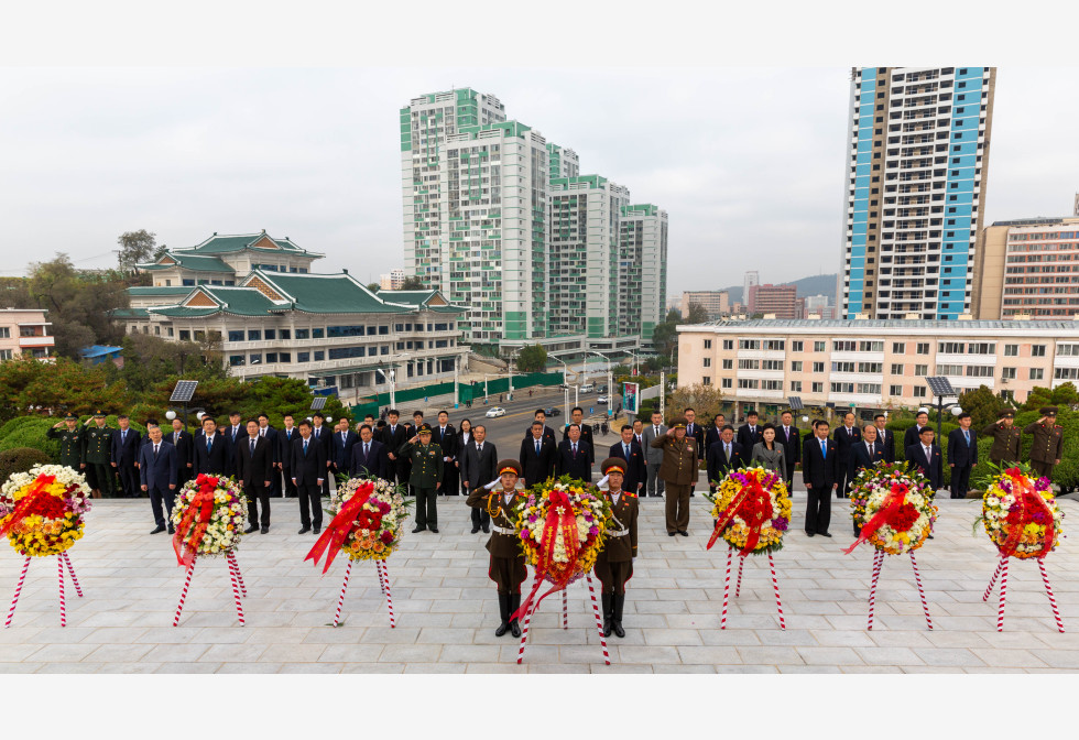 看世界)朝鲜纪念中国志愿军抗美援朝73周年