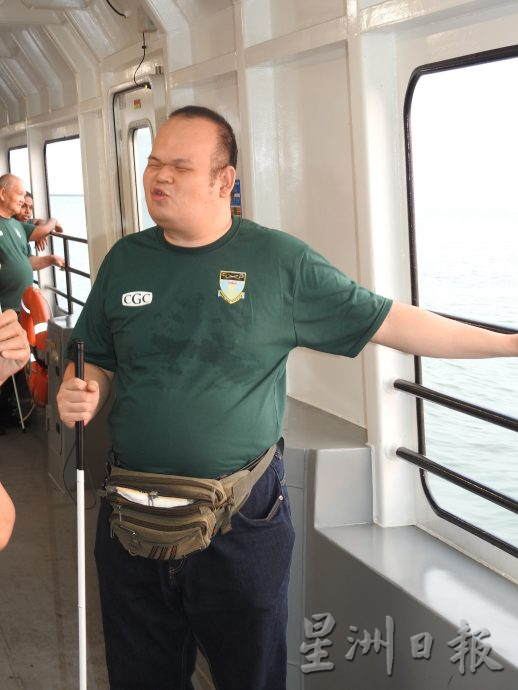 （大北马）新的槟威渡轮服务对视障人士更安全、方便和无障碍