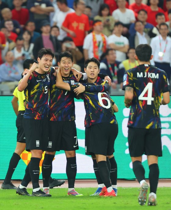 亚洲区世界杯入选赛| 孙兴慜2射1传  韩国3比0完胜中国