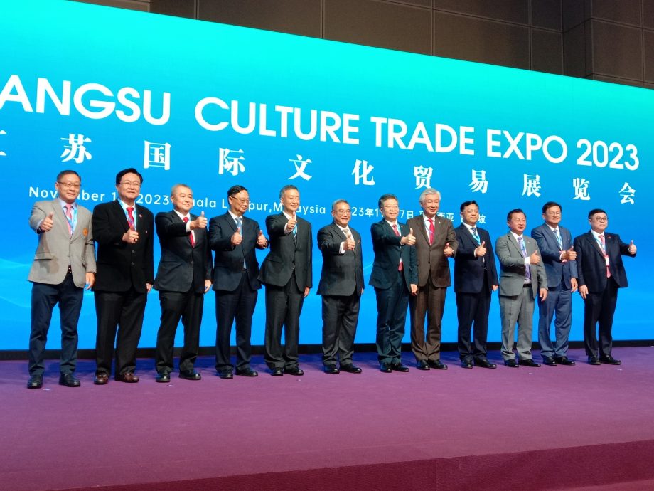 卢成全：2023年中国江苏国际文化贸易展览会开幕（施志光、孙淑强）