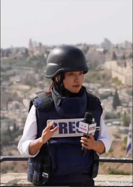央视战地女记者陈慧慧在加沙近一月 网民赞勇敢 她说：最害怕的是我