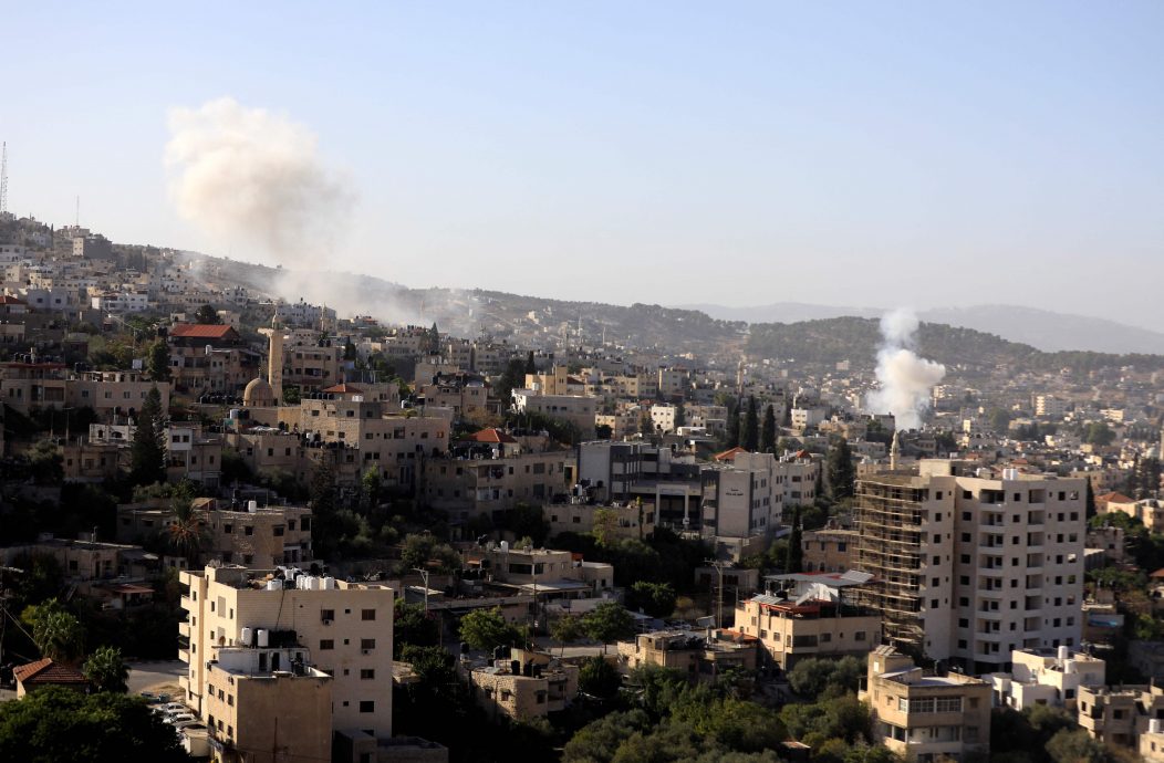 巴勒斯坦：以军突袭西岸城市 至少9死15伤