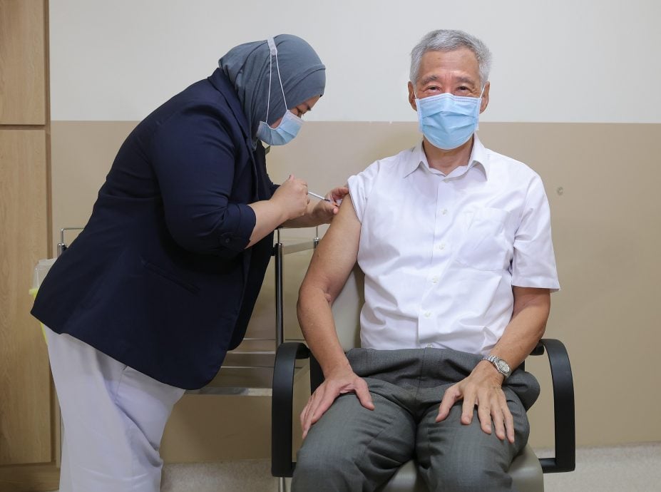 李顯龍鼓勵民眾接種最新版冠病疫苗