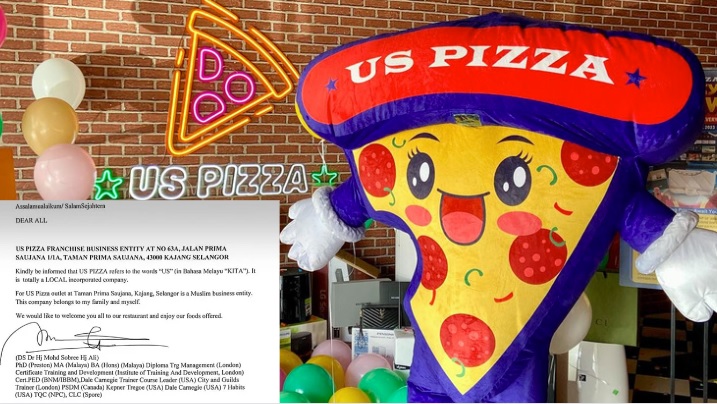   独家|披萨店因“US”遭抵制 老板发信自救：这是Kita意思！