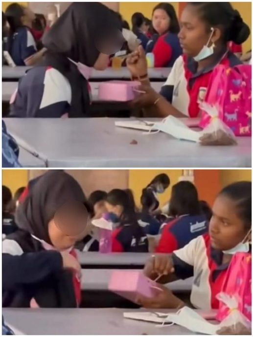 视频|印裔女生喂马来唐氏同学吃东西 网赞：爱是不分宗教种族