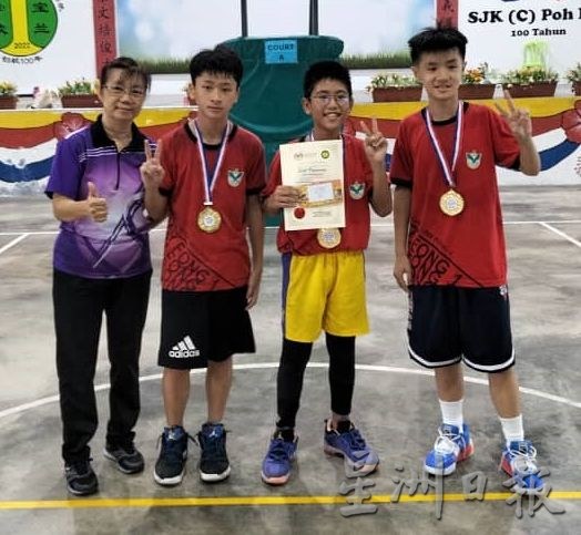 （古城第六版主文）马六甲11岁以下第一届LECSHINE杯三人篮球赛 甲65所华小186人参与