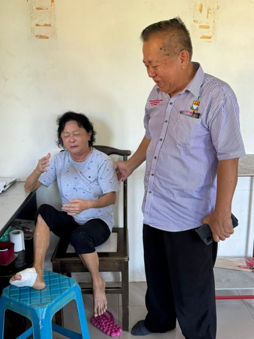 （大北马）孙女患癌、孙子弱智，本身脚板溃烂，71岁老妇希望获得社会人士施予援手