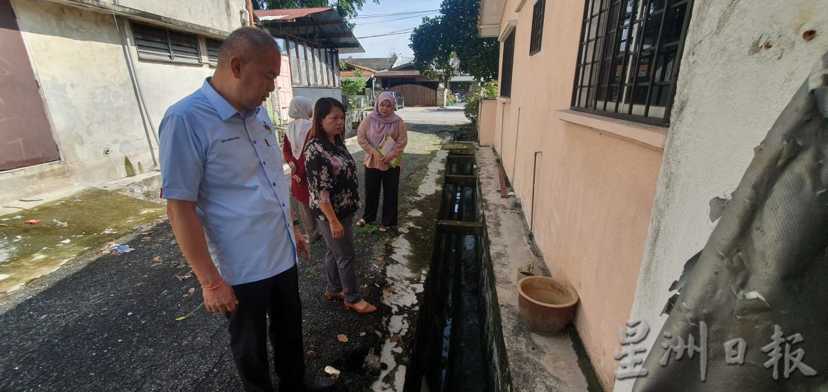 NS芙蓉/芙蓉武吉则当花园第二区排水系统提升工程，遭少部分居民反对导致工程被拖延