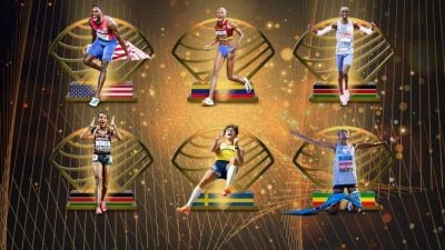 世界田径:  6人膺选最佳男女选手  莱尔斯基普耶贡榜上有名