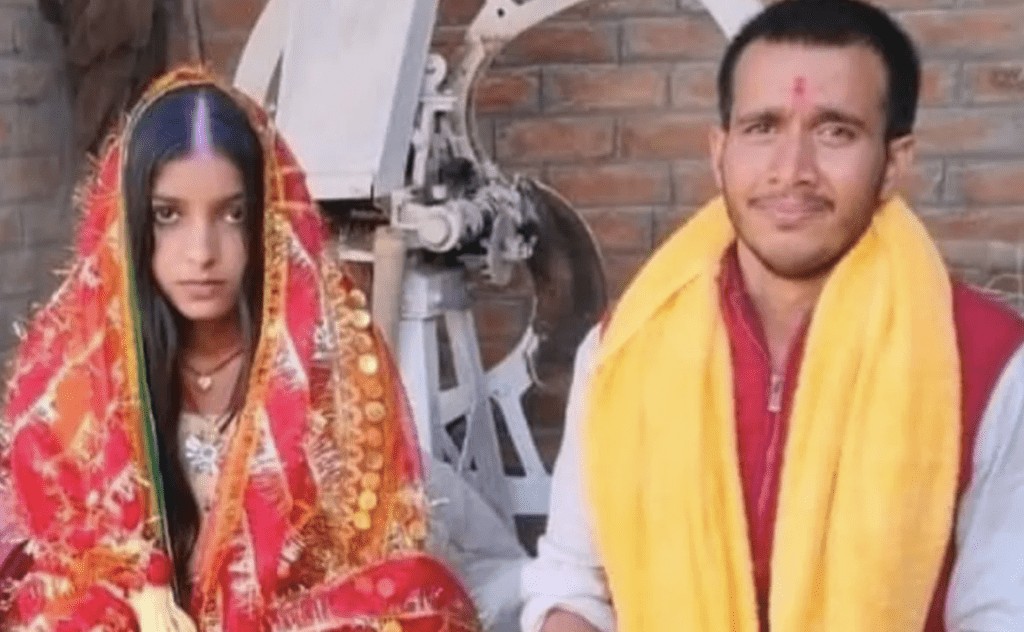 印度男教师被绑架  枪口下被迫与绑匪女儿结婚  新娘颜值成焦点
