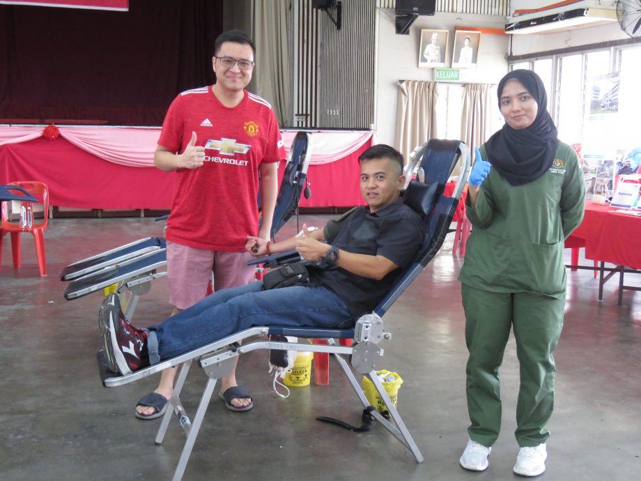 怡精武捐血运动 获80血包捐献中央医院