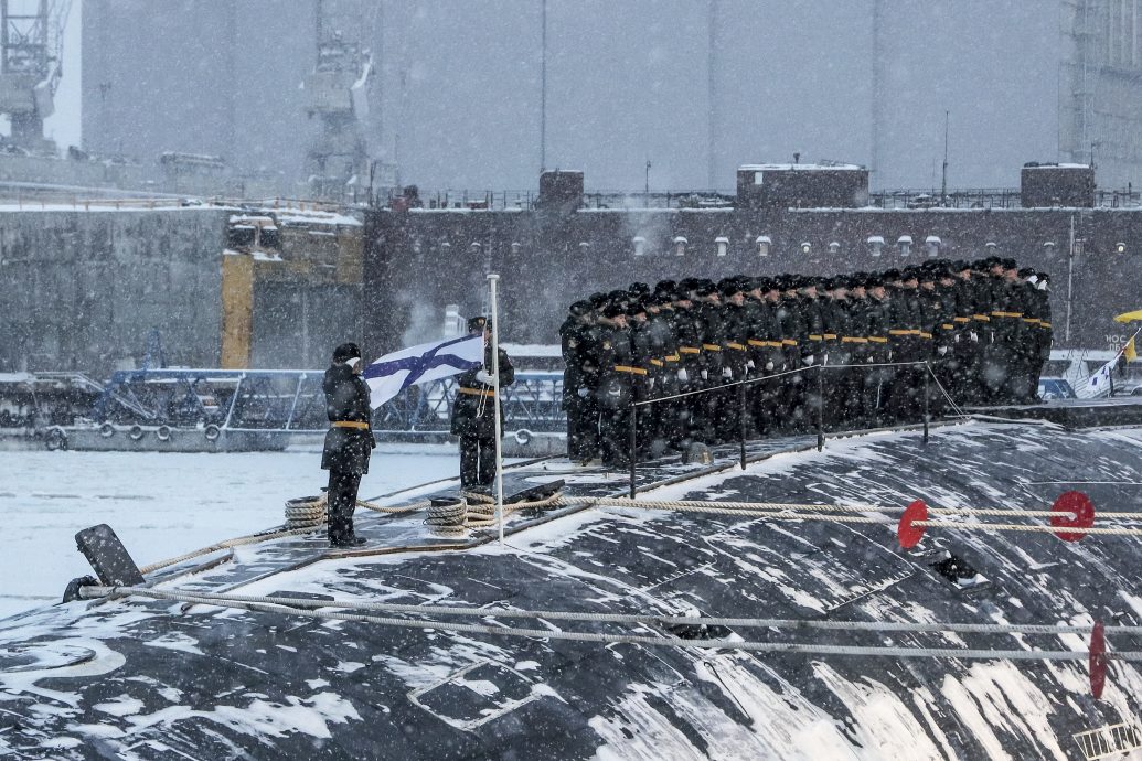 普汀出席两艘核潜艇入列仪式　承诺续加强俄罗斯的海军力量