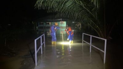 水位消退灾民获准返家   新山2疏散中心关闭