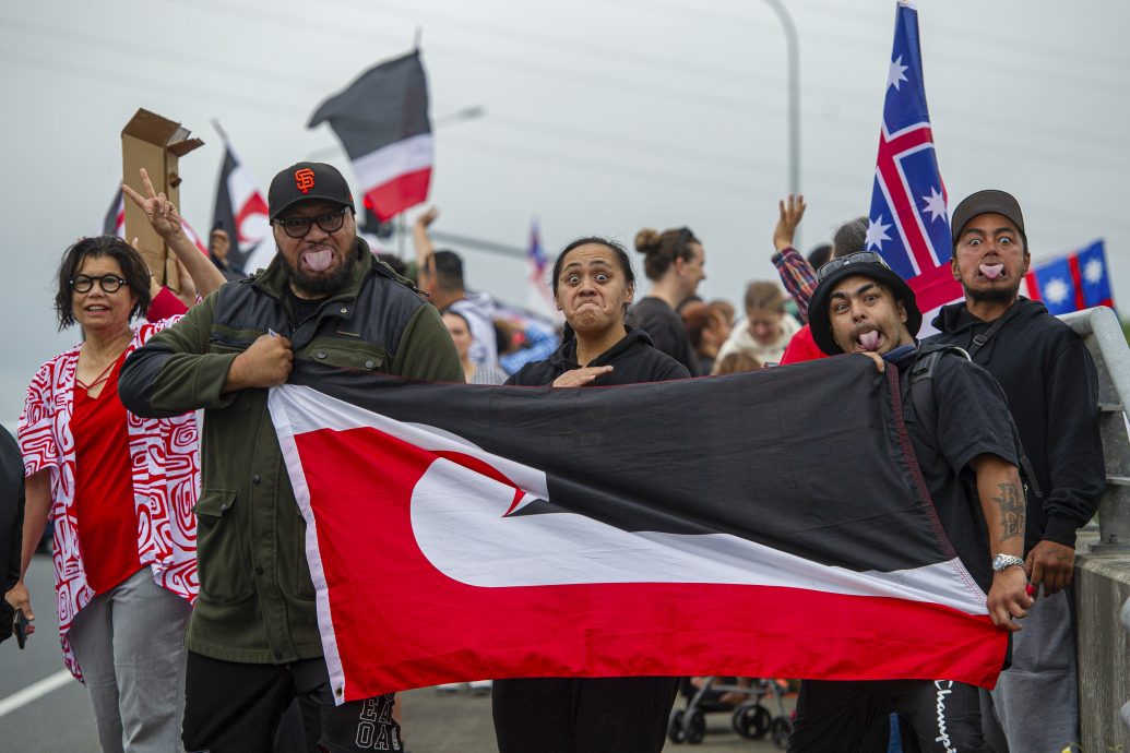 纽西兰毛利人走上街头 抗议新政府原民政策