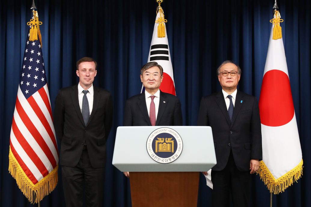 美日韩国安首长会谈　重申共同维护台海和平稳定