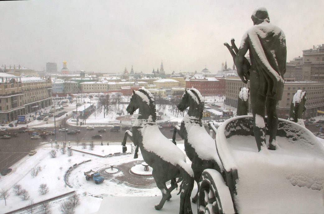莫斯科降雪创纪录 西伯利亚低温摄氏零下50度