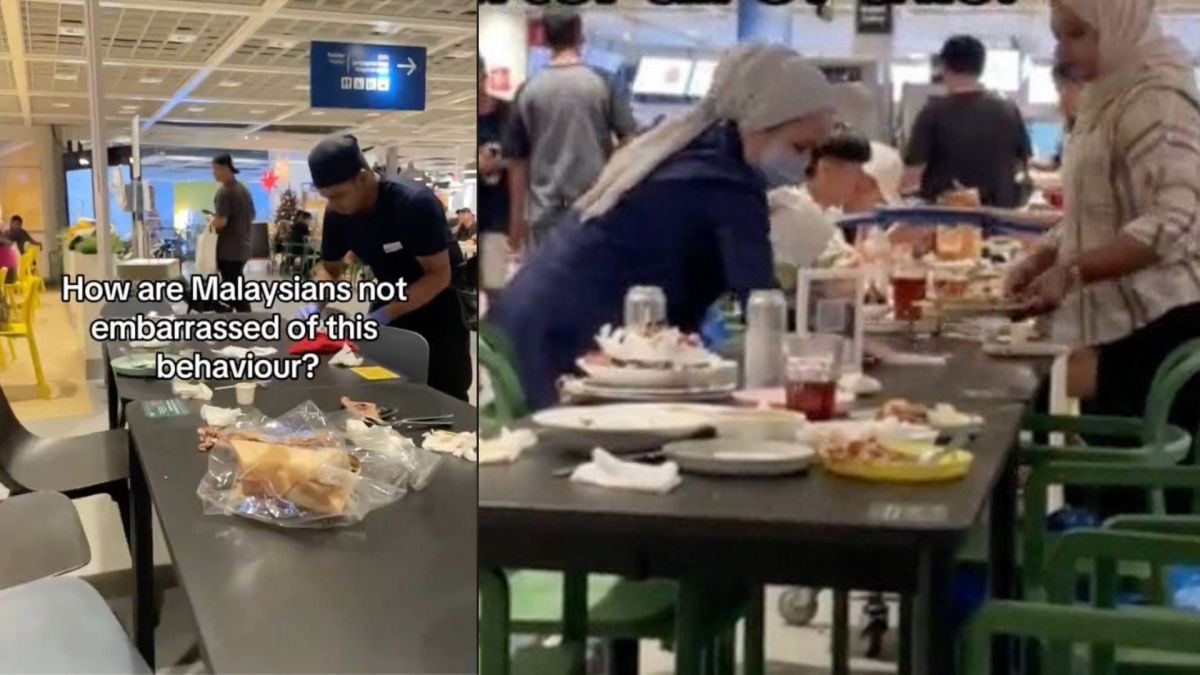 视频 |“吃到那么脏也不自己清理桌子”网民：大马人好丢脸