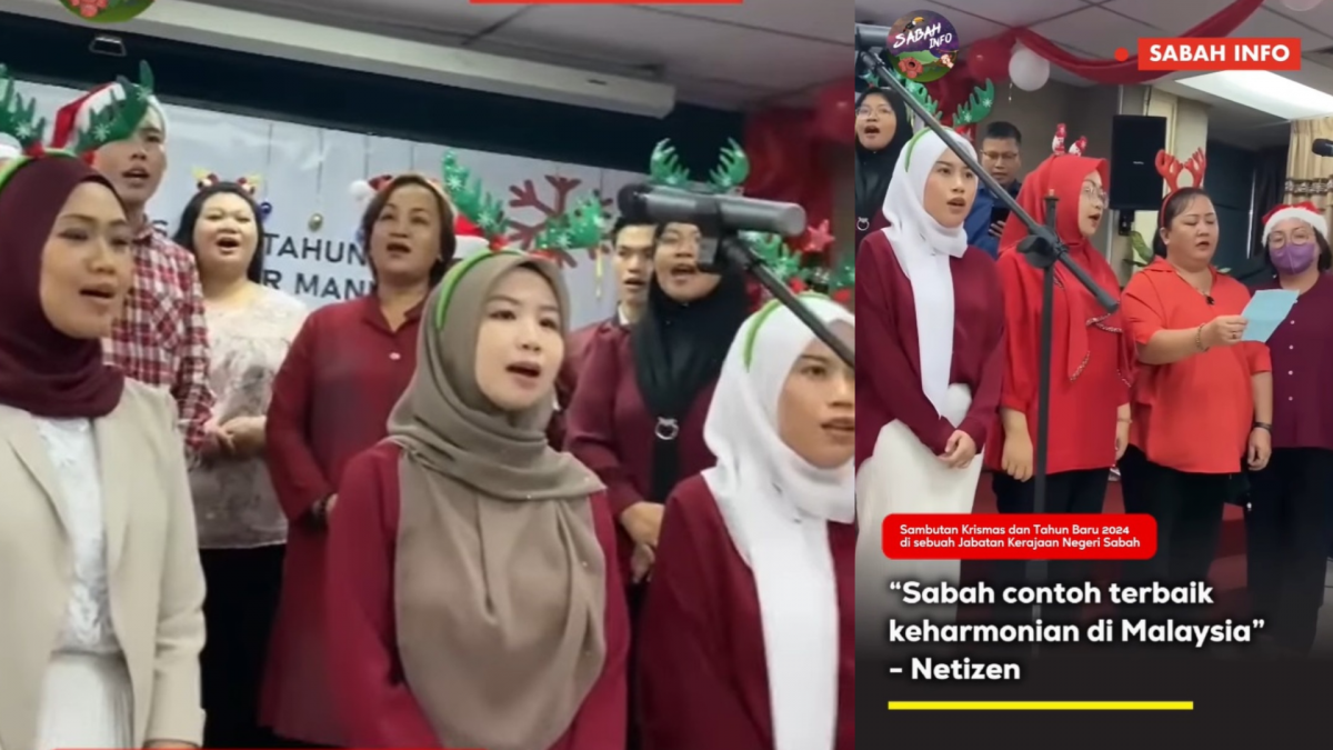 视频 | 沙巴各族三语欢唱圣诞歌 网赞：全马和谐典范！