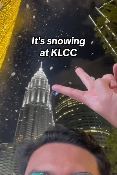 视频 | KLCC“下雪”了！美景惊艳大批网民