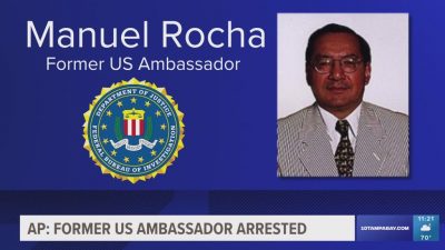 遭控为古巴政府工作  美前驻玻利维亚大使在佛州被捕