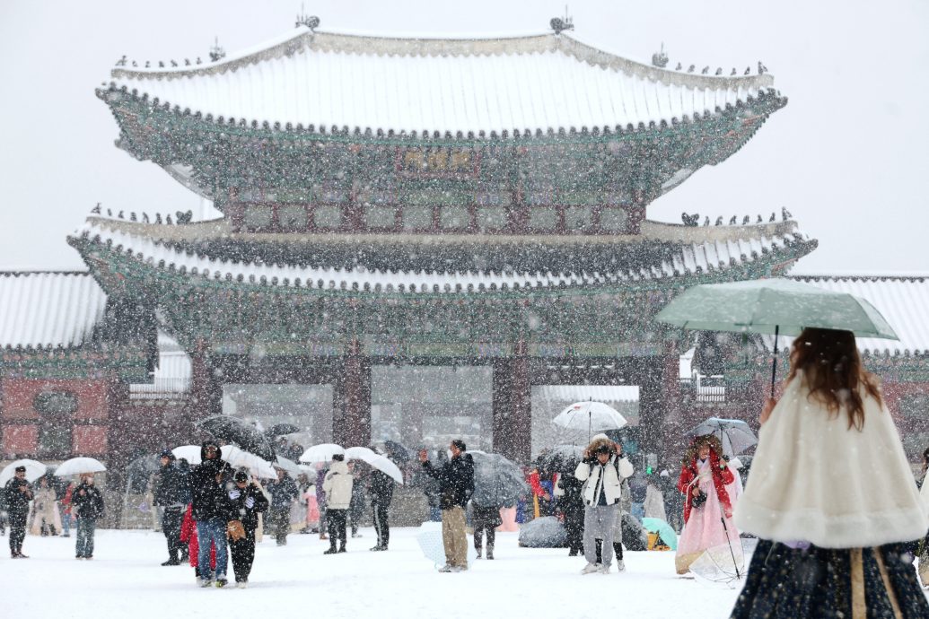 韩气象机构：包括周边地区    首尔数区发布大雪警报